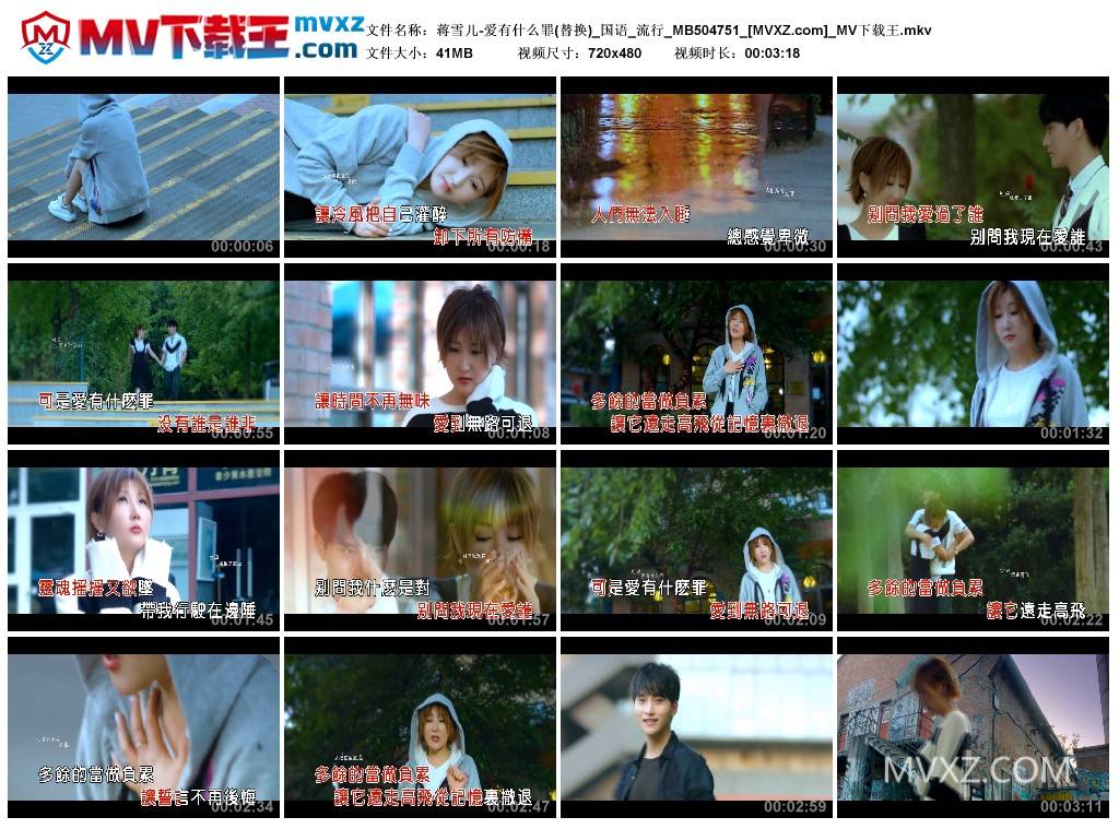 蒋雪儿-爱有什么罪(替换)_国语_流行_MB504751